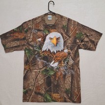 RealTree Hardwoods Mens Camo T Shirt Size XL Eagle Camouflage Hunting Sportex - £13.99 GBP