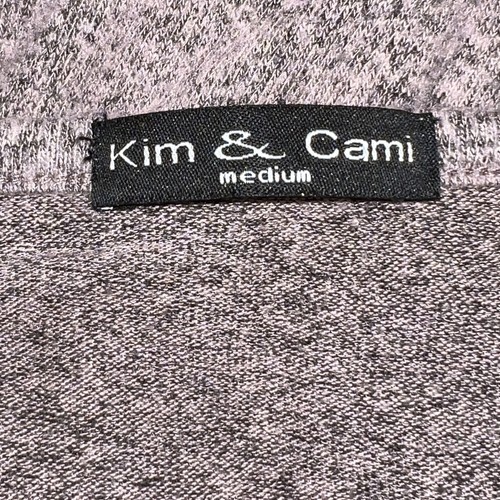 Kim & Cami Women Medium Purple Babydoll Ruffled Peplum Round Neck Sweater Top Item image 8