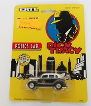 Vtg 1990 Ertl Dick Tracy Police Car Black &amp; White 1/64 Scale Noc Nrfp Nos - £9.59 GBP