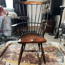 MINIATURE ANTIQUE COMB BACK WINDSOR ARMCHAIR BASED ON THE 18TH CENTURY D... - $249.99