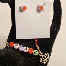Create Bracelet &amp; Googly Eye Earrings Set - $2.00