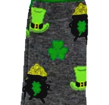 Funky Men St Patrick SOCKS Novelty Irish Luck Pot o&#39;Gold-Shamrock-Hat-GR... - $6.62