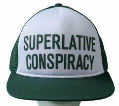 WeSC Superlative Conspiracy Camionero Gorra Béisbol Sombrero - $177.42 MXN
