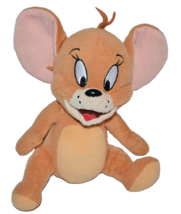 Vtg Tom &amp; Jerry 6&quot; Stuffed Plush Brown Mouse Toy Animal Lovey Embroidere... - $12.38