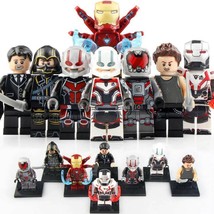 8pcs/set Avengers Endgame - Iron Man Ant-Man Hawkeye Happy Hogan Minifigure - £13.57 GBP
