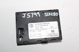 05-08 MERCEDES R171 SLK280 SLK350 CENTERAL GATEWAY CHASSIS CONTROL MODULE J5799 image 4