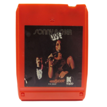 Sonny &amp; Cher Live 8-Track Tape KAPP/K8-3654 - £6.28 GBP