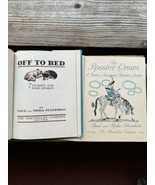 Vtg Book Lot 2 Maud Miska Petersham Rooster Crows American 1945 Off to B... - $50.35