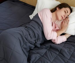 AN Adult Weighted Blankets (12 lbs, 48” x 72”, Twin Size) Heavy Blanket ... - £35.56 GBP