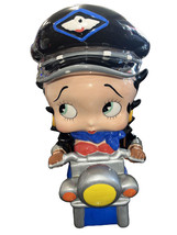 Betty Boop Cookie Jar * Betty Boop Biker, With Sidekick Dog Pudgy - £37.04 GBP