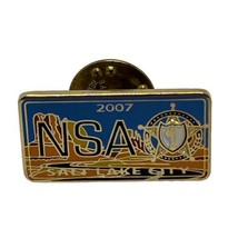 Salt Lake City Utah NSA National Security Association Enamel Lapel Hat Pin - £9.22 GBP