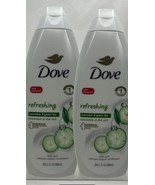 (2)  Dove Body Wash Cool Moisture 22 Fl oz Cucumber &amp; Green Tea - $9.18