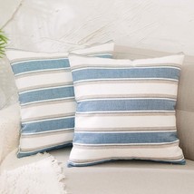 Decorative Linen Throw Pillow Cases Cushion Covers Soft Linen Textured For - £25.38 GBP