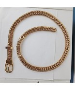 Gold Chain Belt With Mesh Edging - £22.07 GBP