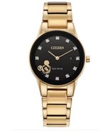 Citizen Womens Watch Disney Mickey Mouse Eco-Drive Analog Gold Tone GA10... - $547.06 CAD