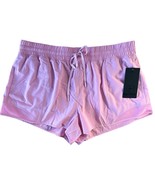 90 Degree by Reflex Women&#39;s Active Shorts Panty Liner &amp; Pockets XL Pink ... - $16.82