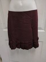 INC Skirt Side Zipper Size 8 Maroon - £12.65 GBP