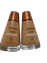 Covergirl-Clean-Liquid Foundation-165 TAWNY-1 Fl Oz.-NEW! Lot Of 2 SEALED - $353.97 MXN