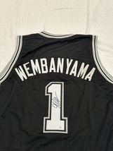 Victor Wembanyama Signed San Antonio Spurs Basketball Jersey COA - £394.63 GBP