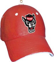 NC State Wolfpack Basketball Football Fan Sport Fan Hat Holiday Ornament NEW - £17.11 GBP