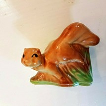 Shawnee Squirrel on Stump Planter 3.5&quot; tall Collectible VTG Pottery - £15.39 GBP