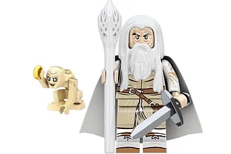 Minifigure Custom Figures For Sale Gandalf the White LOTR Lord of the Rings Hobb - $6.50