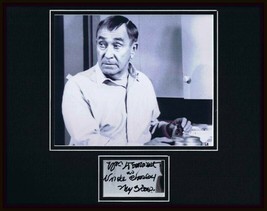 William Demarest Signed Framed 11x14 Photo Display My Three Sons Inscription - £87.04 GBP