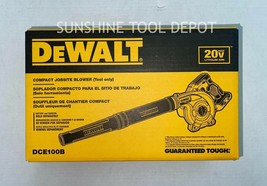 Dewalt DCE100B 20V Cordless Blower 20 Volt MAX Compact Jobsite 100CFM - $176.99