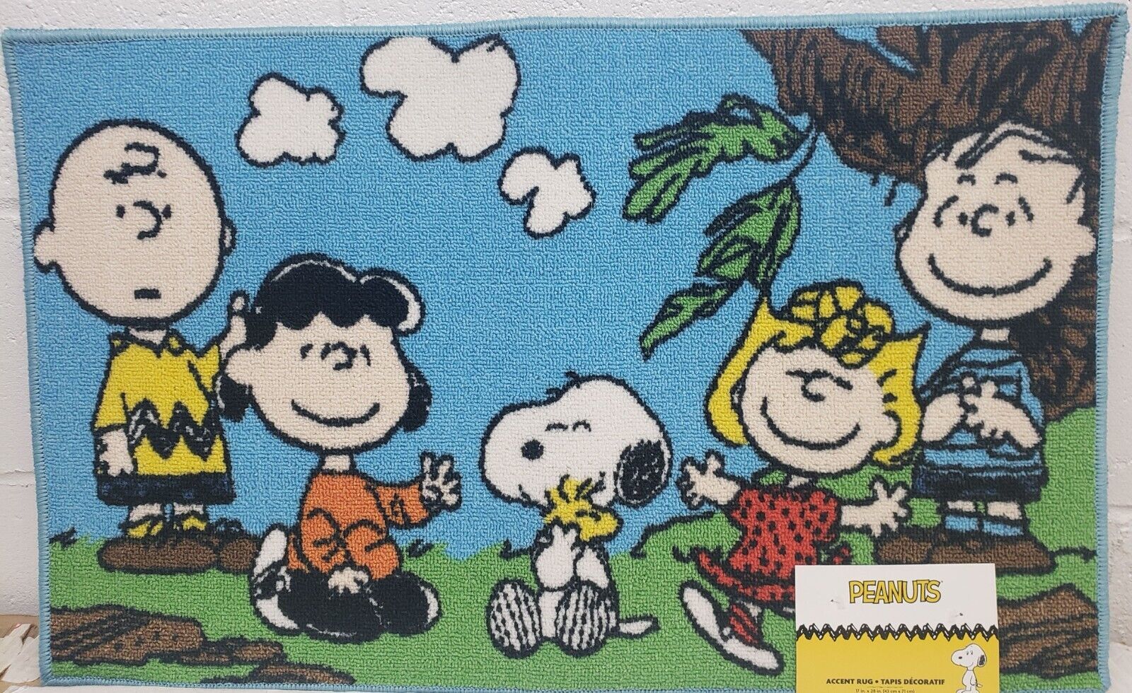 Primary image for KITCHEN ACCENT RUG (17"x28") PEANUTS CHARACTERS, FRIENDS GATHER TOGETHER # 1, NR
