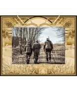 Big Buck Hunting Laser Engraved Wood Picture Frame Landscape (5 x 7) - £24.85 GBP