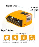 Power Inverter Generator Li-Ion Battery Charger Adapter for Dewalt 14.4V... - €17,34 EUR