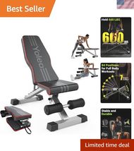 Adjustable Weight Bench for Full Body Workout; Foldable Bench Press Benc... - $124.13