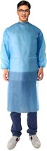 Disposable Gowns 51&quot; Long. Pack of 30 Blue Polypropylene 50gsm Frocks. 2X-Large  - £126.71 GBP