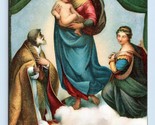 The Sistine Madonna Painting by Raphael UNP DB Postcard L15 - $8.87