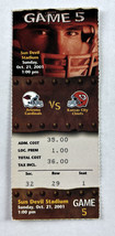 Arizona Cardinals vs. Kansas City Cheifs Ticket Stub 10/21/01 Pat Tillman - £119.06 GBP