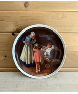 Norman Rockwell Plate First Limited Edition 1987 Vintage 17806F 8.5&quot; Gra... - $43.73 CAD