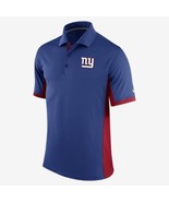 Nike Men&#39;s Dri Fit New York Giants Team Issue Polo Shirt Royal Blue-M - $753.77 MXN
