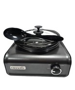 Crock-Pot SCCPMD2-CH 10&quot; Round Slow Cooker Charcoal &amp; Spoon - £36.96 GBP