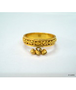 22kt gold ring band ring handmade gold ring traditional jewelry - £412.68 GBP