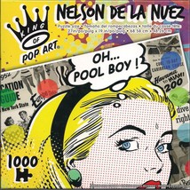 1000 Pc Puzzle Nelson De la Nuez Pool Boy Pop Art NEW Sealed - $12.19