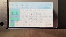 ALAN PARSONS PROJECT - OCT 23, 1996 KANSAS CITY, KANSAS CONCERT TICKET STUB - $14.00