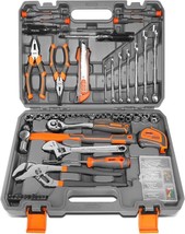 TOOLS 00059 160 piece Mechanics Auto Home Repair Tool Set Hand Tool Kit with Sto - £120.36 GBP