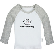 Dim Sum Baby Adorable Dimsum Bao Dumpling T-shirt Newborn Baby Graphic Tees Tops - £8.24 GBP+