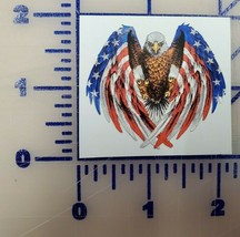 American Bald Eagle Flag Sticker  Trailer Decal WINDOW Sticker - £1.54 GBP