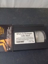 When A Stranger Calls Back VHS 1993 Carol Kane Charles Durning - £6.66 GBP