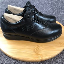 SAS Tripad Comfort Shoes Womens 7.5 WW Free Time Oxford Black Leather Lace Up - £33.01 GBP