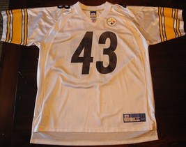 Troy Polamalu Number #43 Jersey Pittsburgh Steelers Reebok Jersey Adult ... - £19.65 GBP