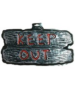 Gothic Warning Sign-KEEP OUT-Door Man Cave Teen Room Halloween Decoratio... - $109.28 MXN