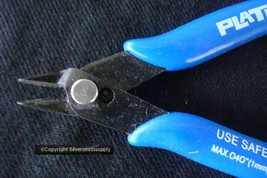 Small Wire Cutters, Diagonal Cutting Pliers w Spring, Side-Cutting Plier... - £3.84 GBP
