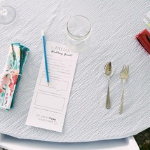 Round SEERSUCKER Tablecloth- navy blue 60&quot; round, finished size - £38.16 GBP